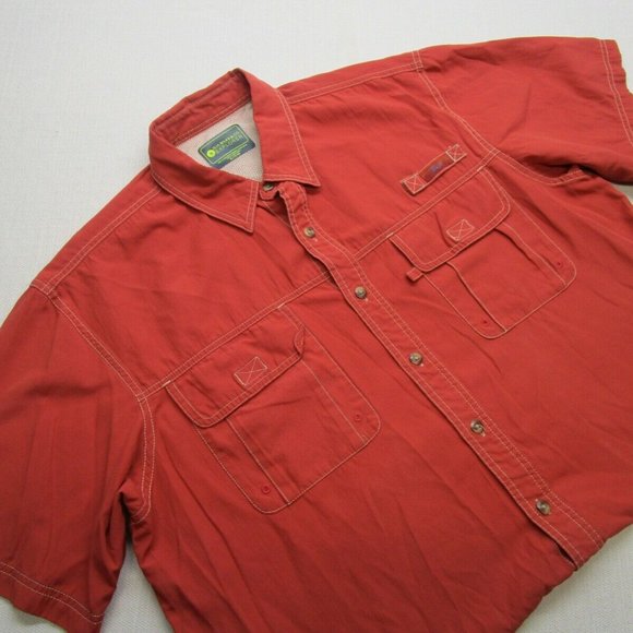 Men's Shirt GH Bass & Co Outdoor Work Hiking Fishing Collared Button Down XL - Picture 1 of 9